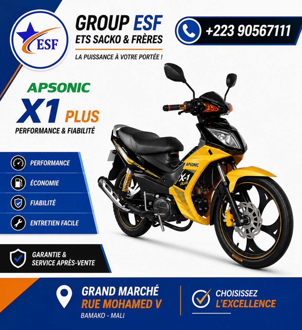 Moto disponible – modèle 46